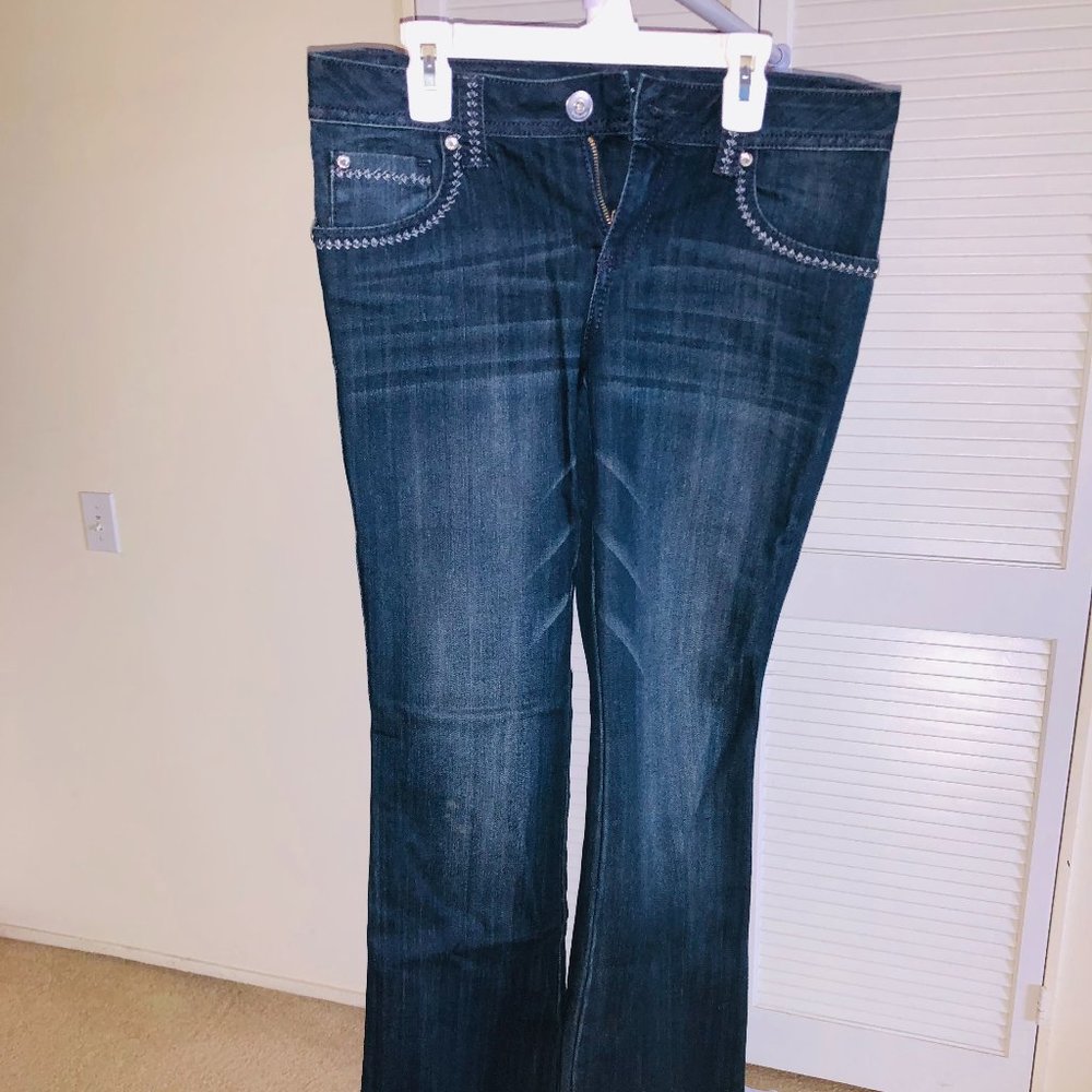 INC, Blue Jeans, Boot Leg, Reg. Fit, Size 4P